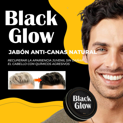BlackGlow™ - Jabón Anti-Canas natural