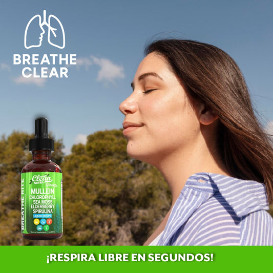 Breathe Clear™ - Gotas para limpiar pulmones naturalmente