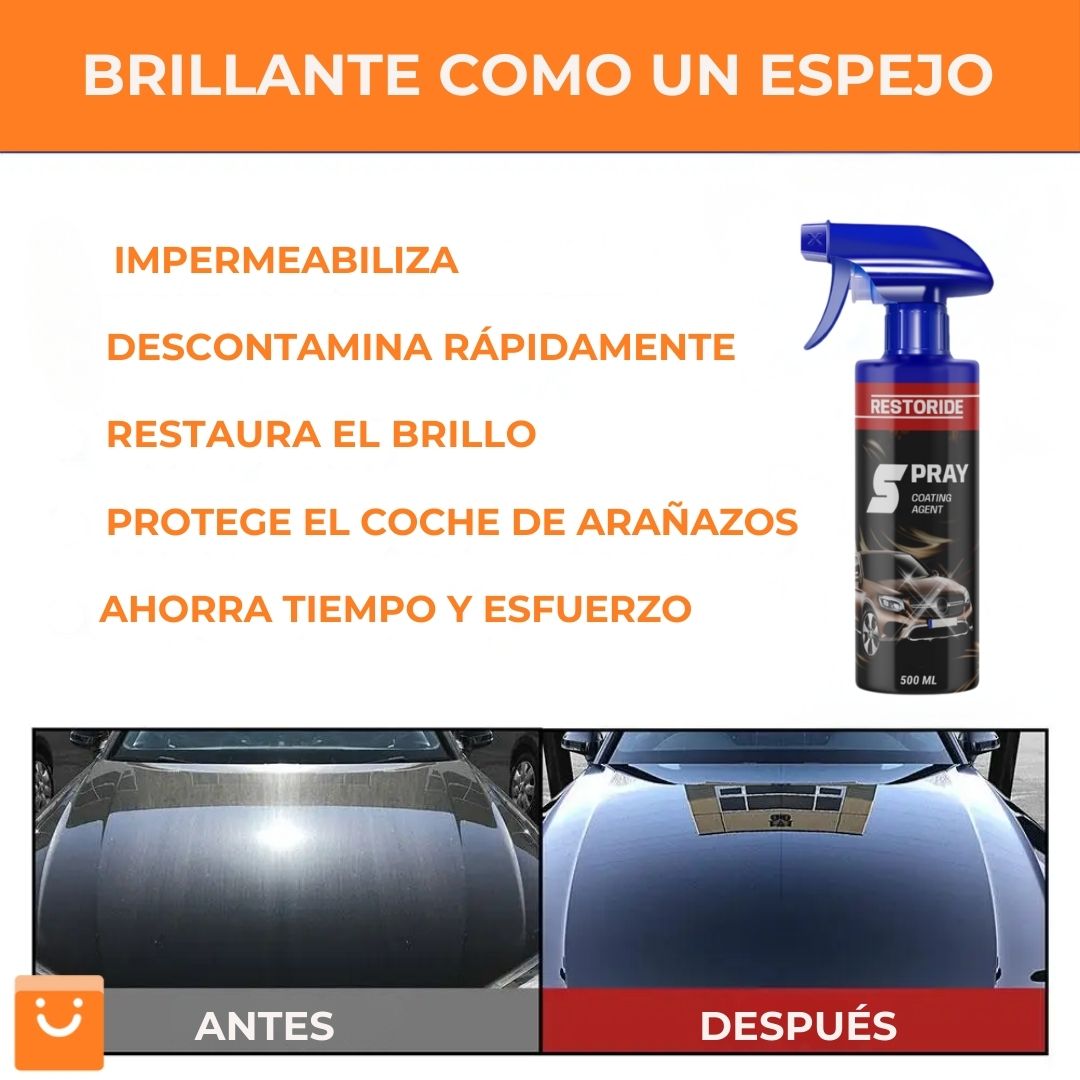 RESTORIDE™ - SPRAY RENOVADOR DE AUTOS