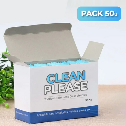 Clean Please™ - Toallas Higiénicas Desechables