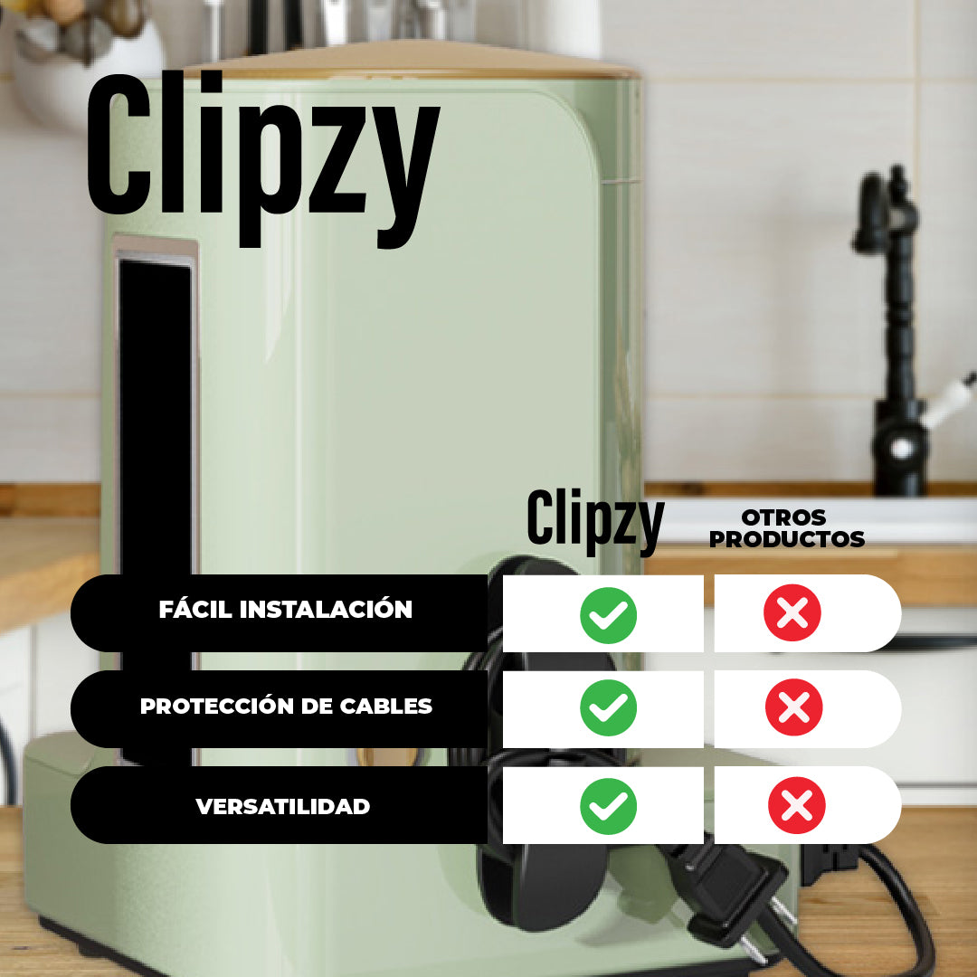 Clipzy™ - Ordena tus cables en segundos