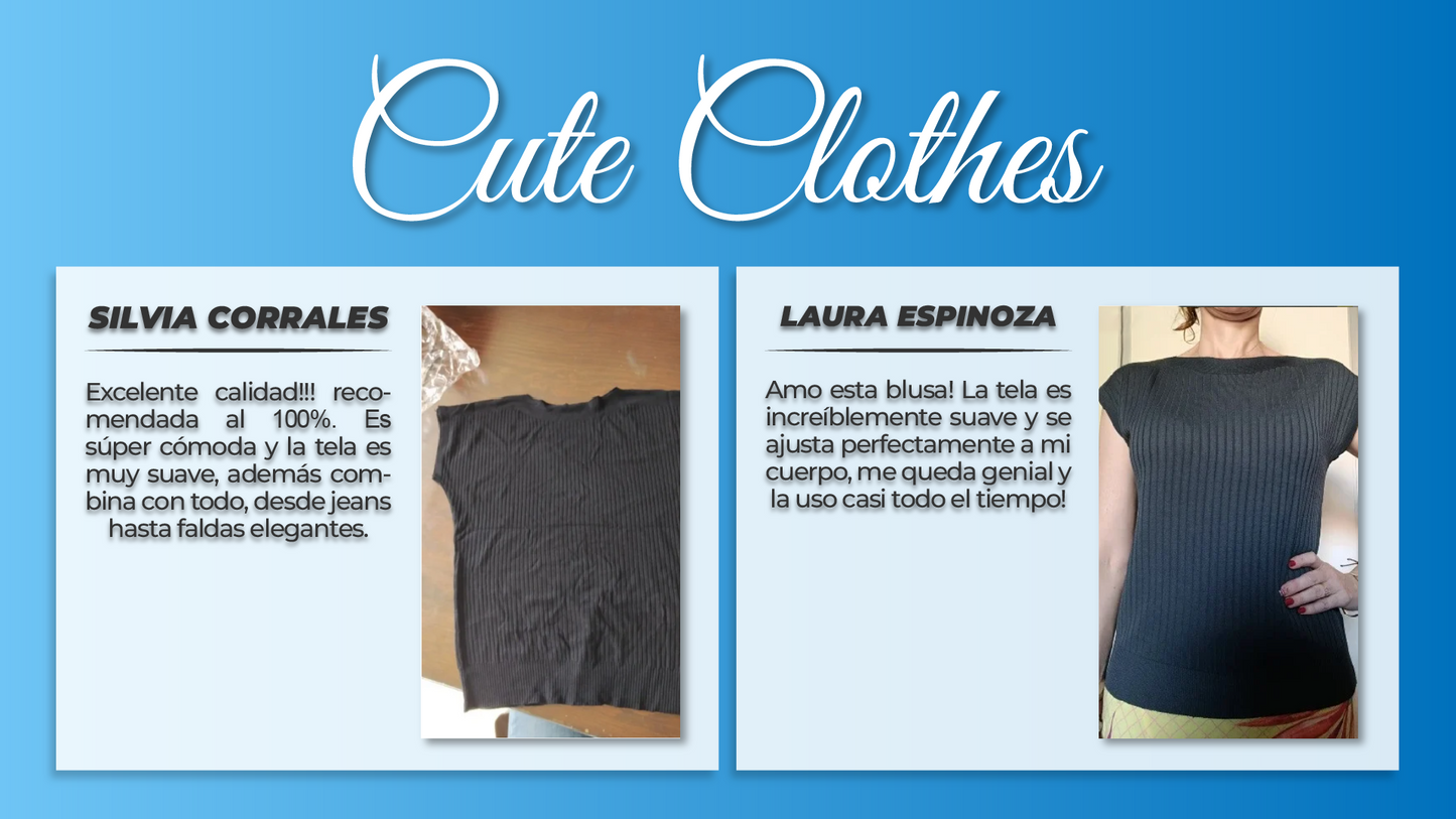 Cuteclothes™ -  Blusa fashion femenina | Compra 1 y Lleva 5