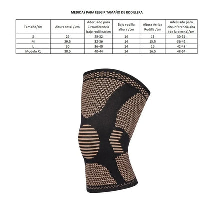 CopaKnee™ – Rodillera con cobre para alivio instantáneo