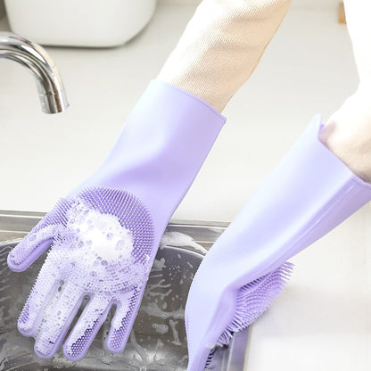 WashinGloves™ - guantes de goma de silicona para limpieza de lavavajillas