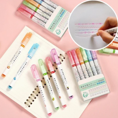 FunLov™ - Lápiz destacador entretenido (6 lapices)