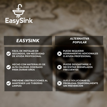 EasySink™ - Mantén tus desagües libres de obstrucciones