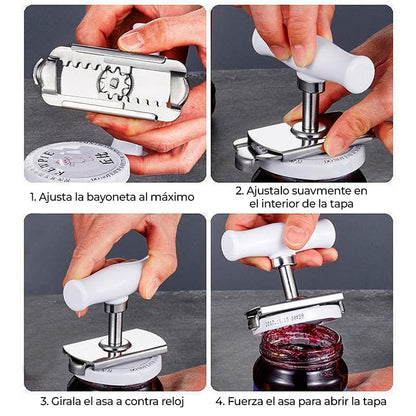 SwiftTurn™ - Abridor de frascos para personas con artritis