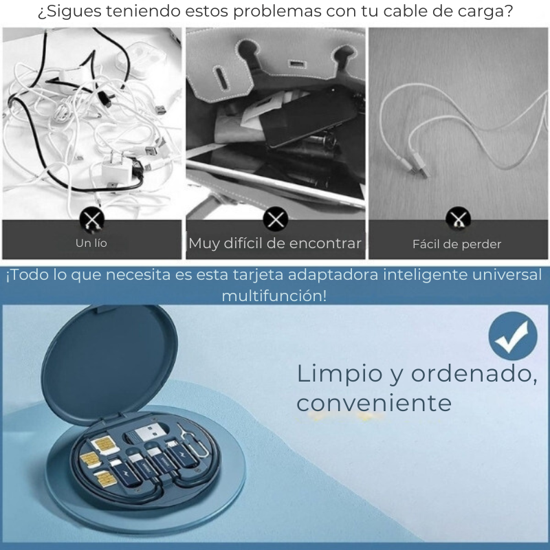 TechHub™ - Kit de carga para varios dispositivos inteligentes