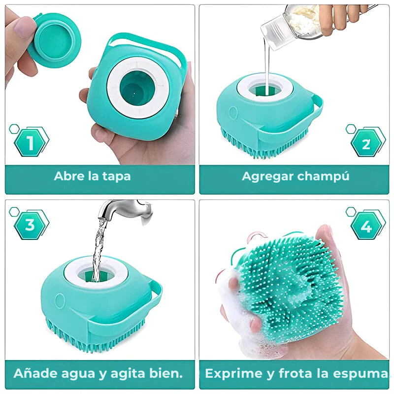 PetClean™ - Cepillo Masajeador para baños de Mascotas