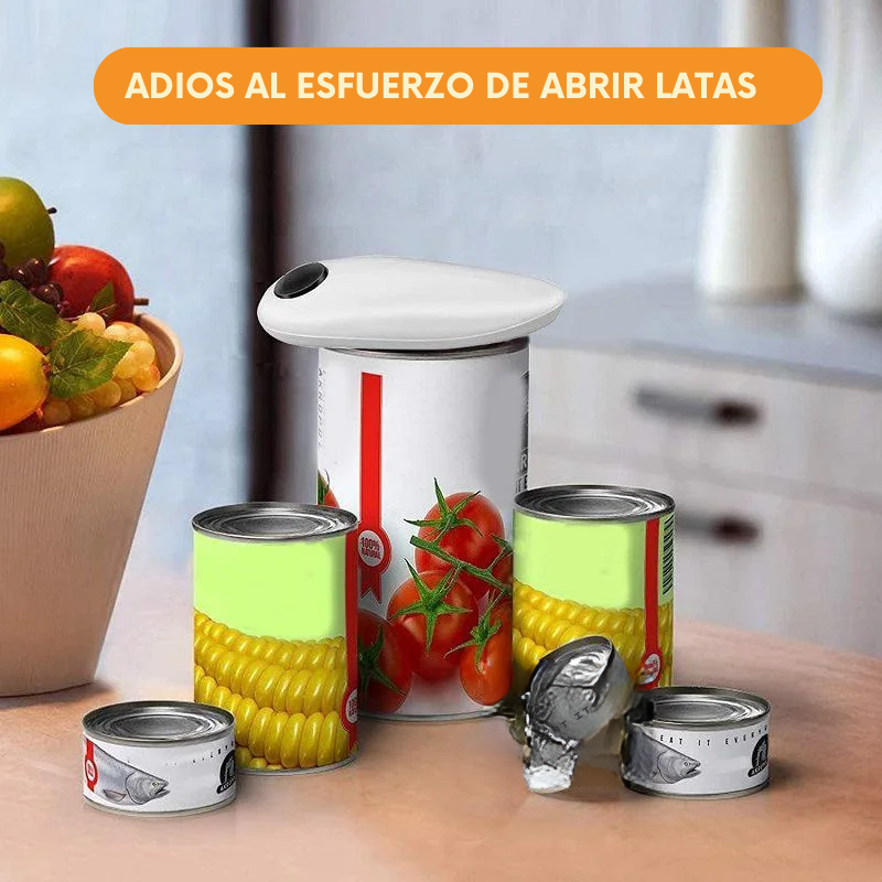 OneTouch™  - ABRELATAS ELECTRICO + DESTAPADOR REGALO