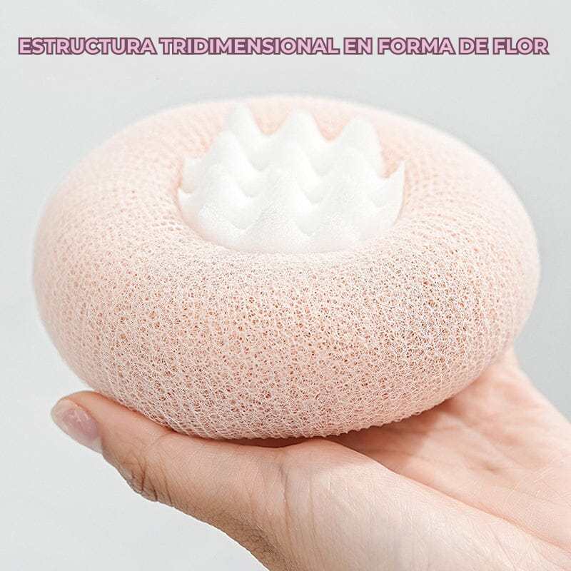 FlowerSoft™ - ESPONJA DE BAÑO TIPO FLOR SUAVE