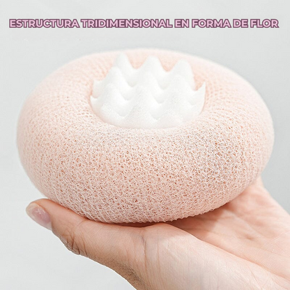 FlowerSoft™ - ESPONJA DE BAÑO TIPO FLOR SUAVE