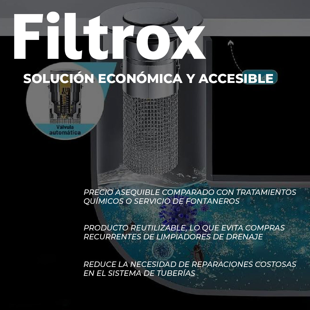 Filtrox™ - Filtro Inteligente de drenaje