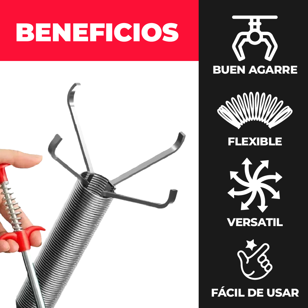 FlexiFix™ - Herramienta para alcantarillado con agarre flexible