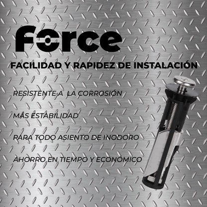 Force™- Estabilizador de tapa de inodoro