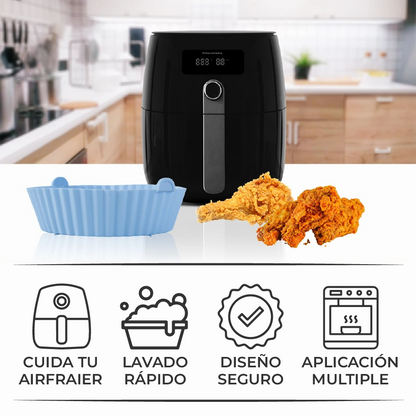 FryPot™ - OLLA DE SILICONA PARA FREIDORA DE AIRE 2 X 1