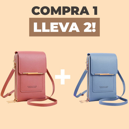 TouchStyle™ - Cartera de cuero todo en uno