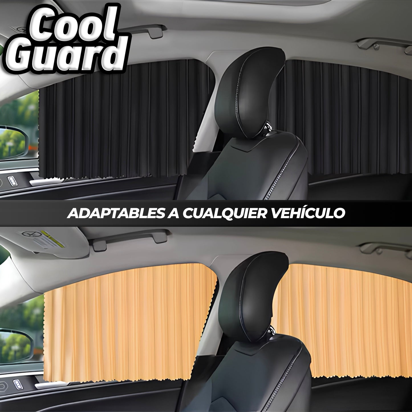 CoolGuard™ - Cortinas opacas magnéticas para auto