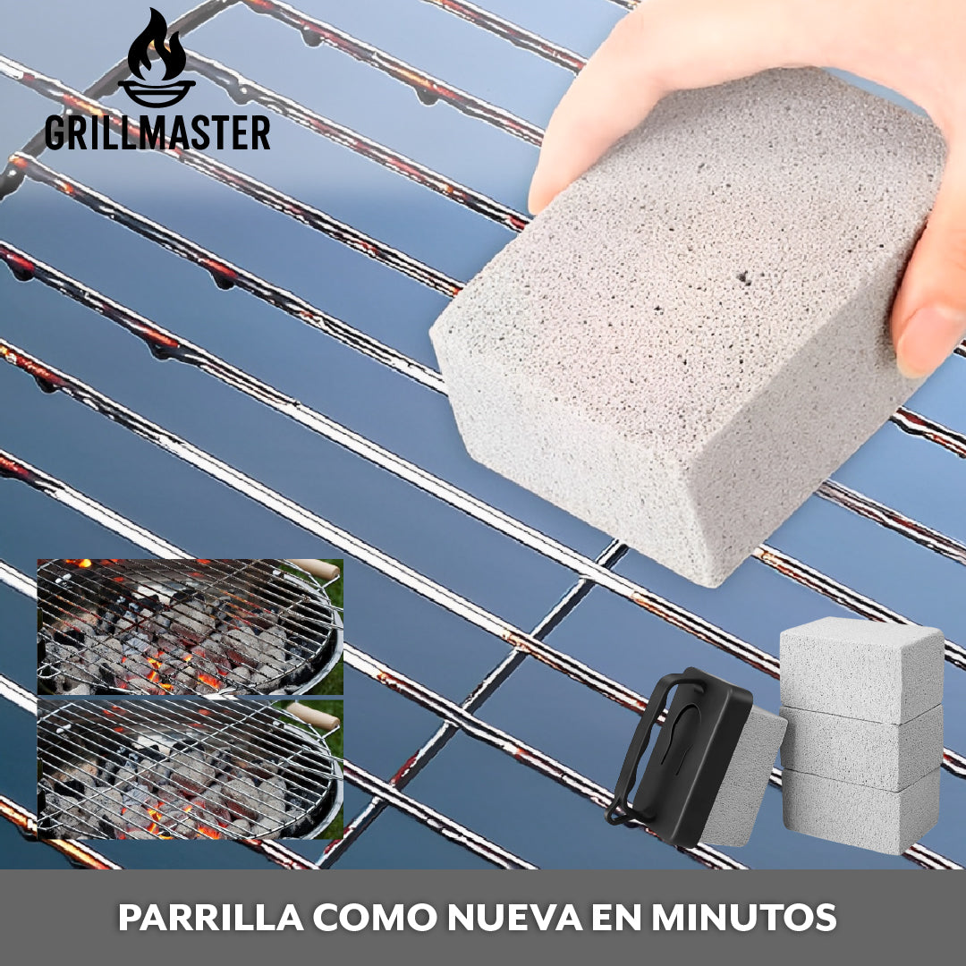 GrillMaster™ – Piedra que deja tu parrilla impecable