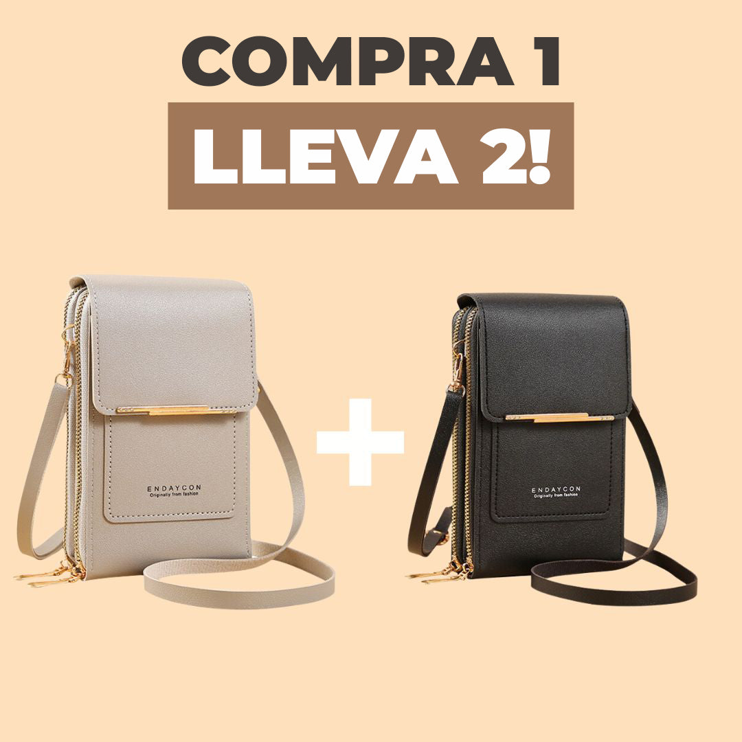 TouchStyle™ - Cartera de cuero todo en uno