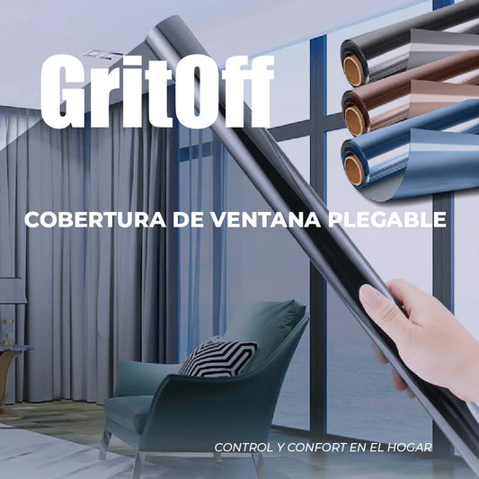 GritOff™ - Cobertura de ventana plegable