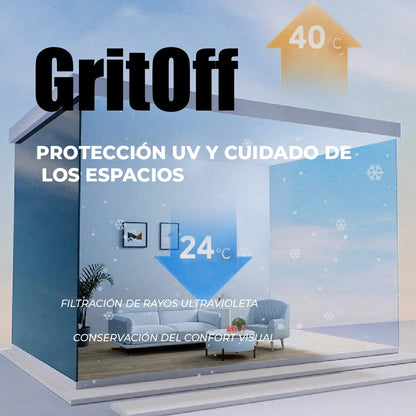 GritOff™ - Cobertura de ventana plegable
