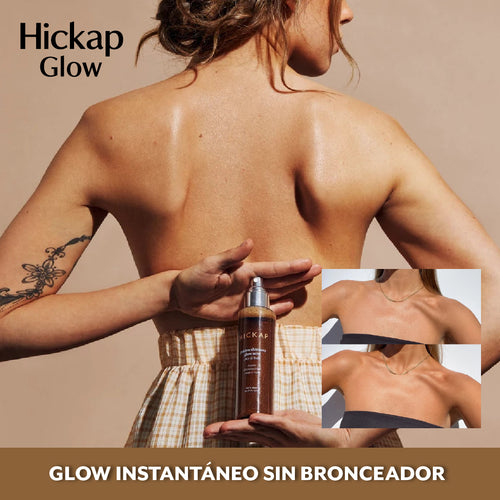 Hickap Glow™ – Brillo dorado instantáneo