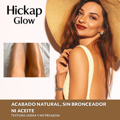 Hickap Glow™ – Brillo dorado instantáneo