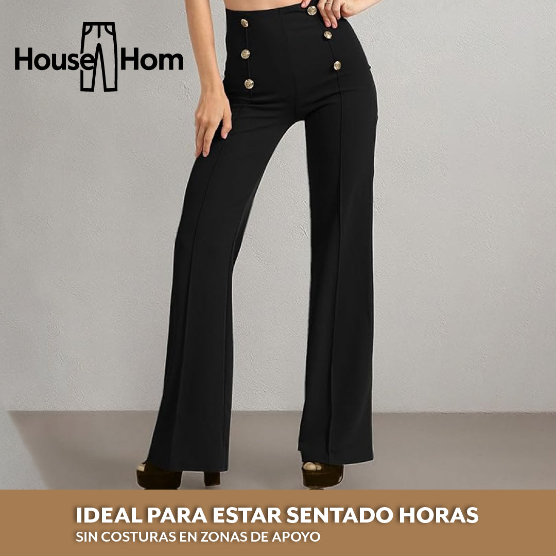 HouseHom™ – Pantalón stretch con acceso fácil lateral