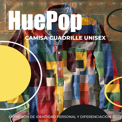 HuePop™ - Camisa cuadrille unisex