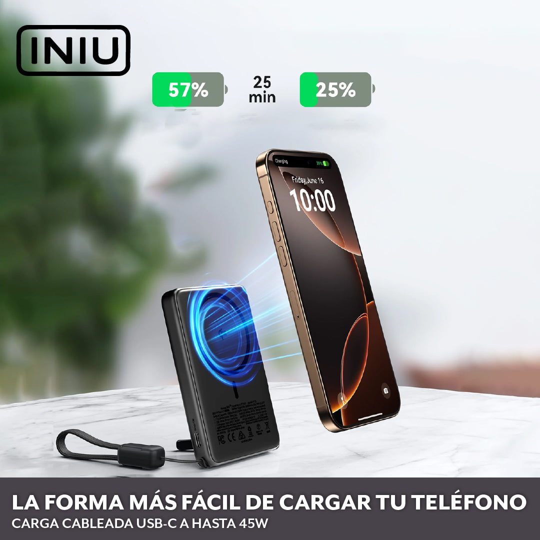 INIU™ – Carga rápida y soporte manos libres