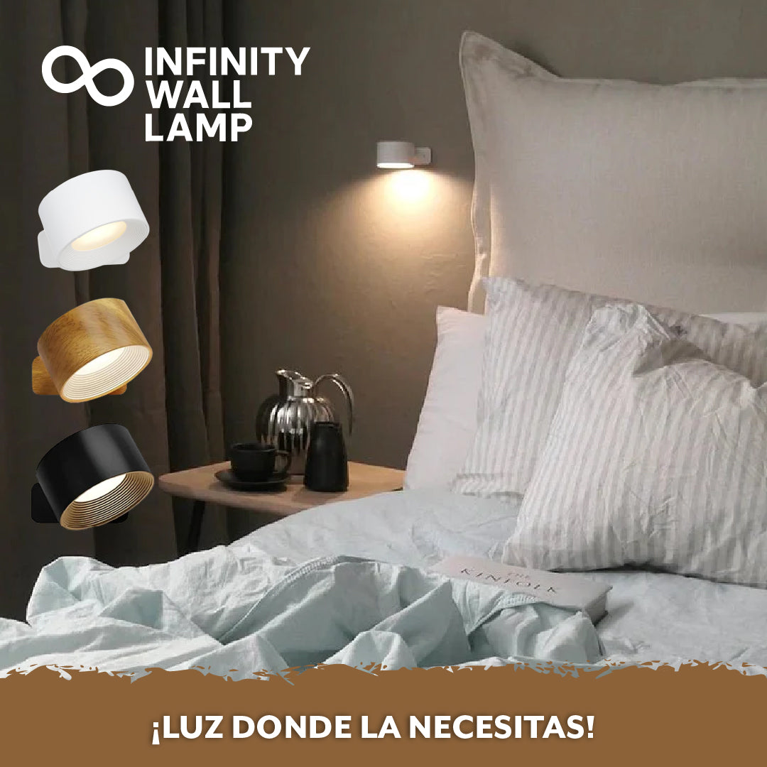 Infinity Wall Lamp™ – Luz sin cables para cualquier ambiente