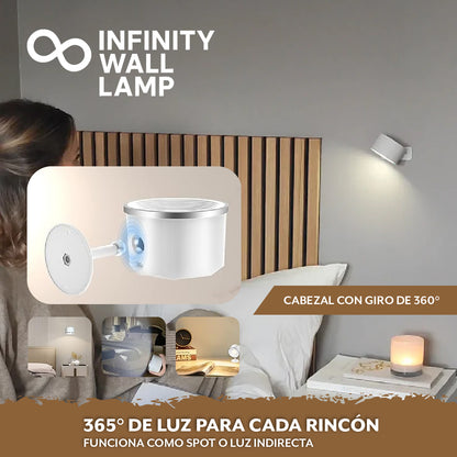 Infinity Wall Lamp™ – Luz sin cables para cualquier ambiente
