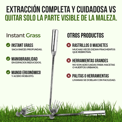 Instant Grass - El jardín limpio que quieres, sin esfuerzo y sin dolor.