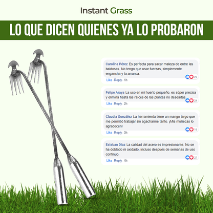 Instant Grass - El jardín limpio que quieres, sin esfuerzo y sin dolor.