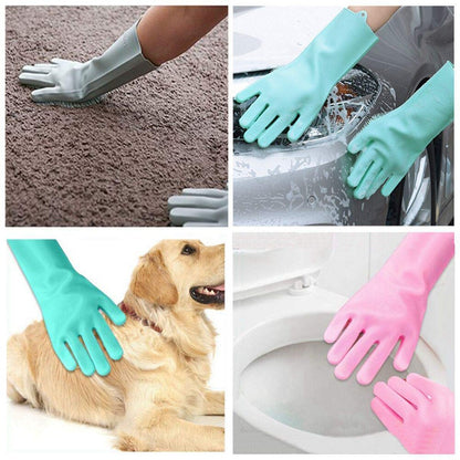 WashinGloves™ - guantes de goma de silicona para limpieza de lavavajillas