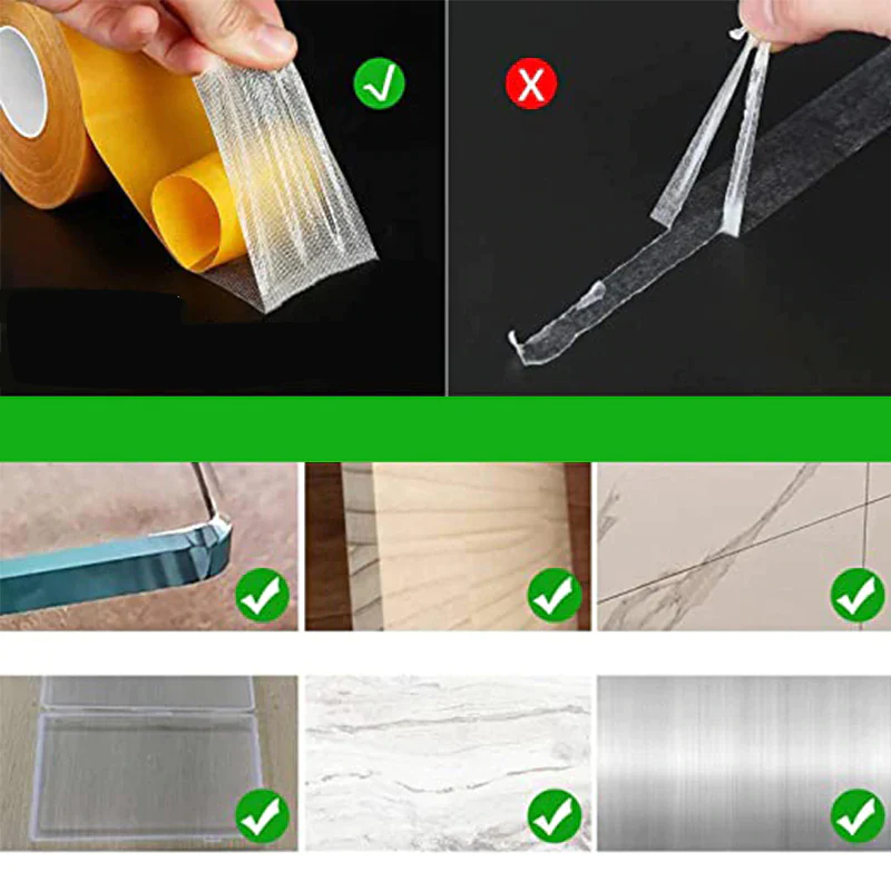 DUALTAPE™ - CINTA ADHESIVA PROFESIONAL DOBLE CARA