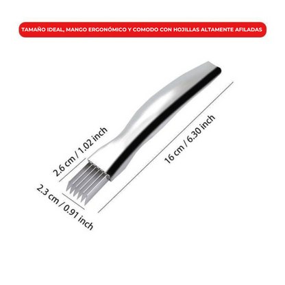 Cortador de Cebolla de acero inoxidable