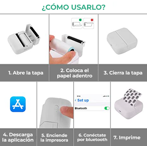 NOW™ - Impresora Fotográfica Portatil