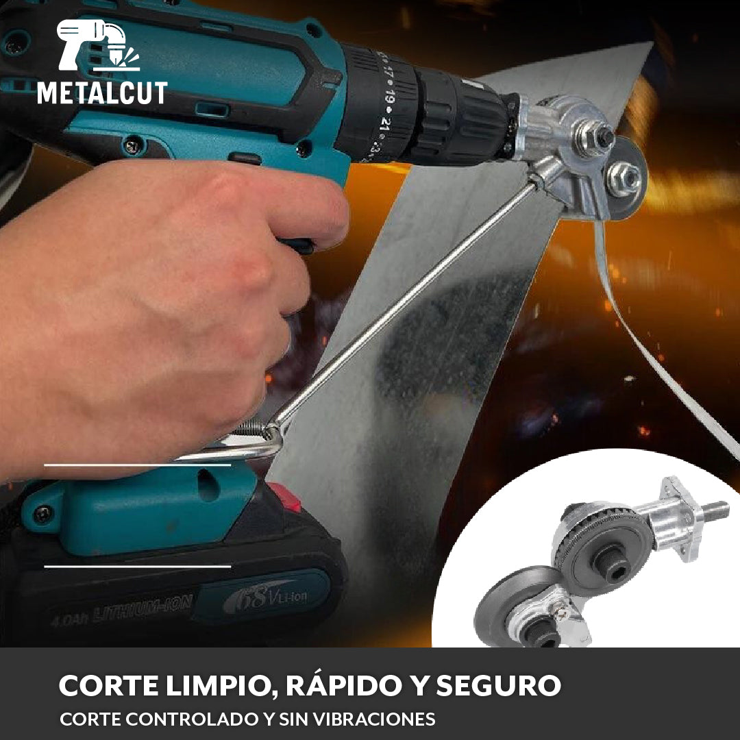 MetalCut™ – Corte preciso con tu taladro