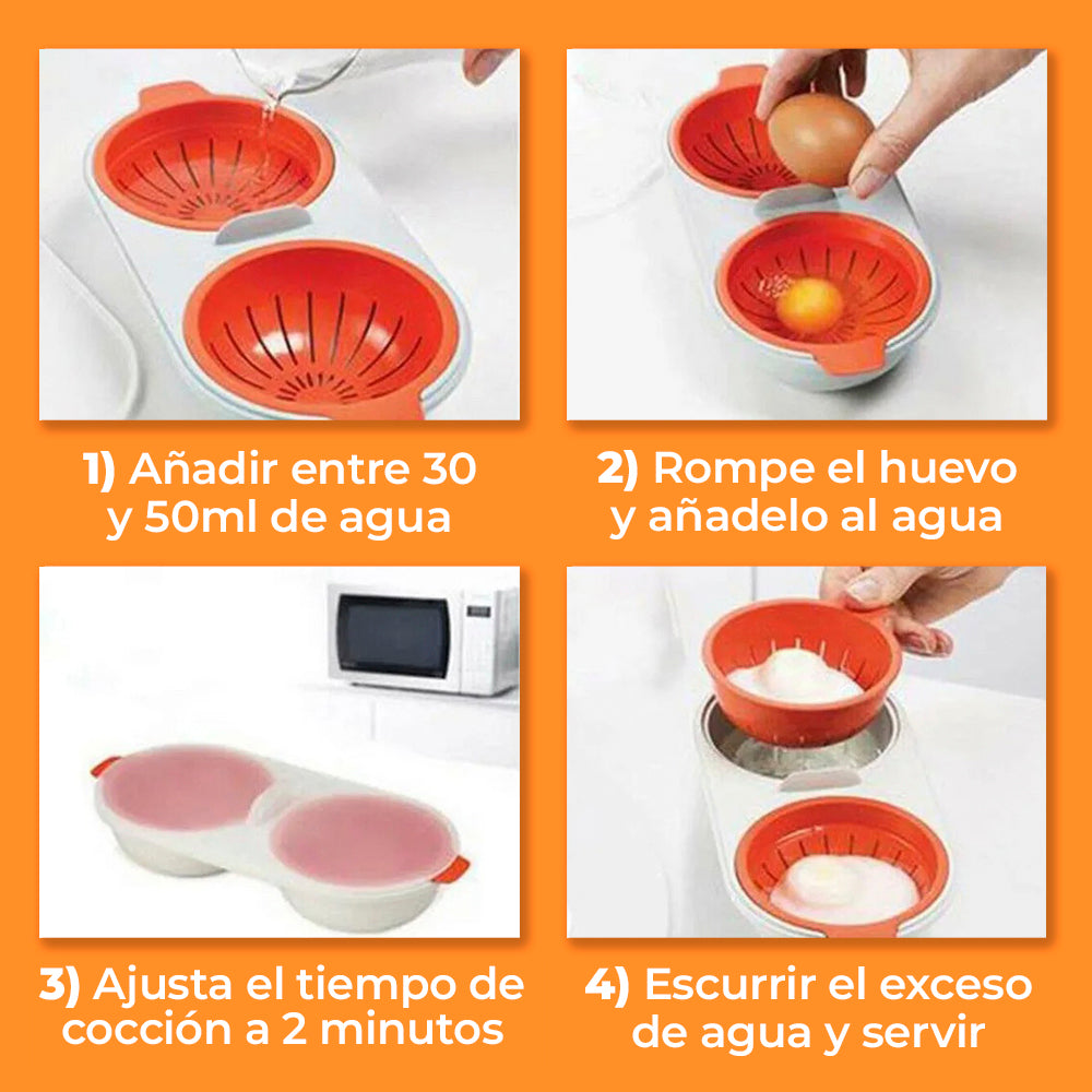 EggEase™ - Molde para huevos pochados