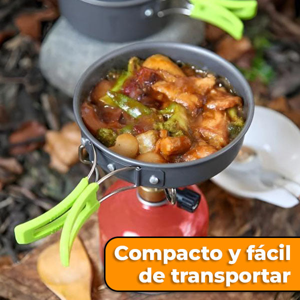 CompactCamp™ - Set de cocina para camping