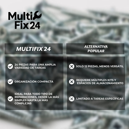 MultiFix 24™ - 24 en 1 Magnetic Screwdriver Tool Kit