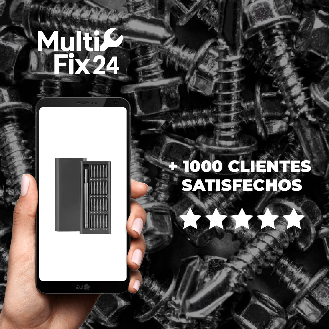 MultiFix 24™ - 24 en 1 Magnetic Screwdriver Tool Kit