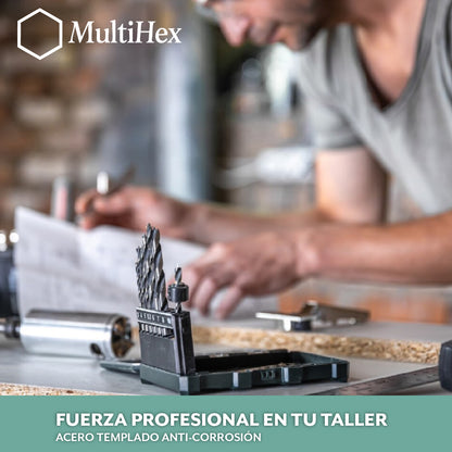 MultiHex™ – Extrae tornillos oxidados sin dañar