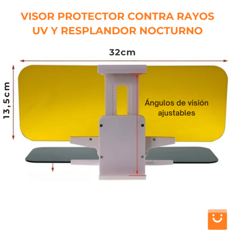 UVGuard Drive™ - VISOR PROTECTOR CONTRA RAYOS UV Y RESPLANDOR NOCTURNO