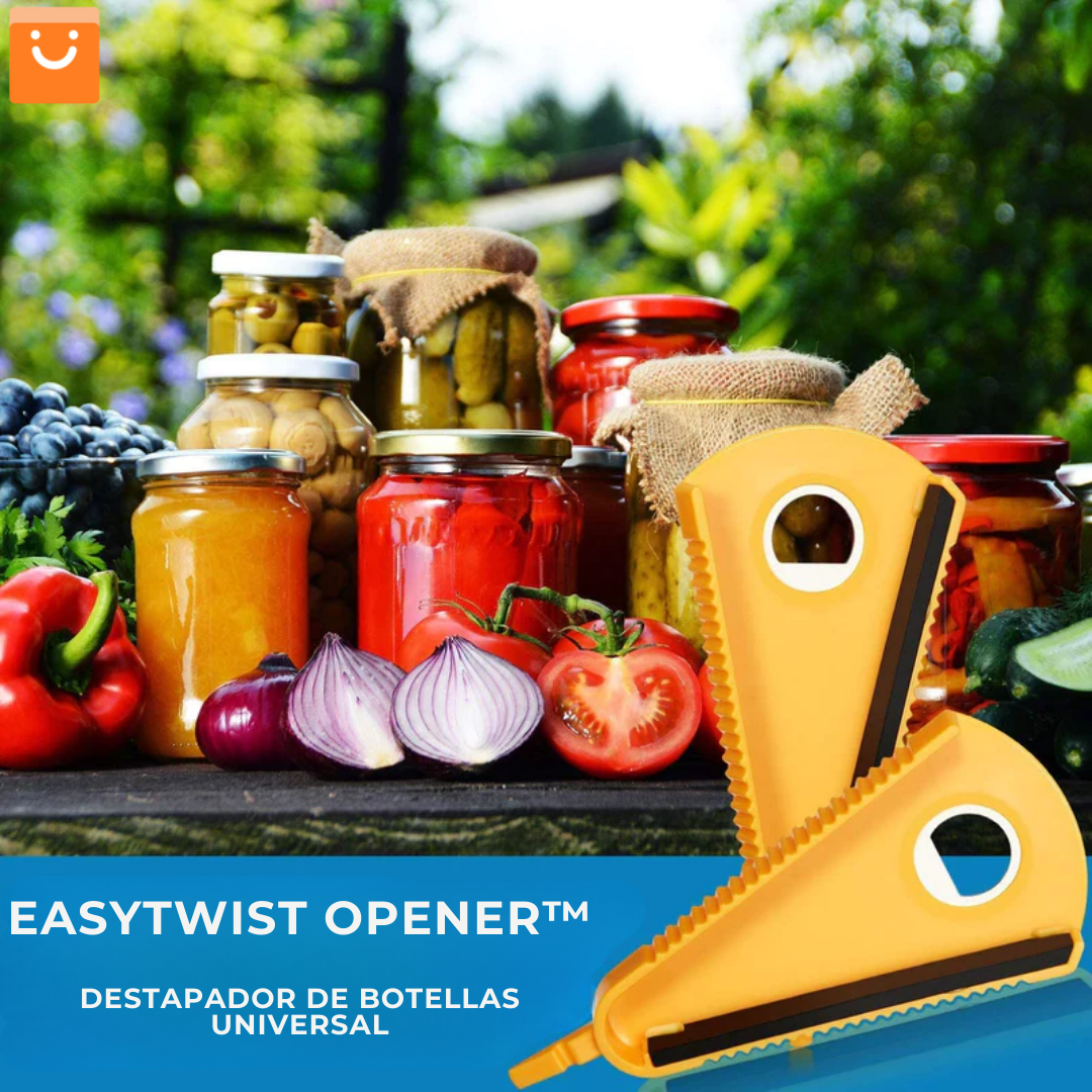 EasyTwist Opener™ - ABRIDOR DE BOTELLAS DE TODO TIPO | Oferta exclusiva 2x1