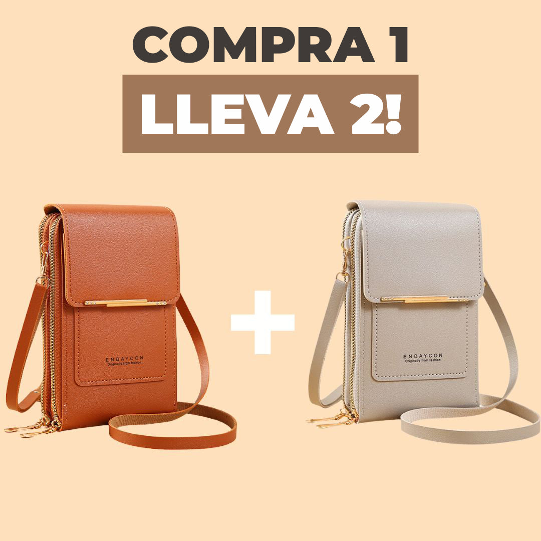 TouchStyle™ - Cartera de cuero todo en uno