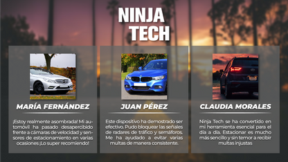 NinjaTech™- BLOQUEADOR  DE RADARES PARA AUTOS