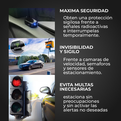 NinjaTech™- BLOQUEADOR  DE RADARES PARA AUTOS